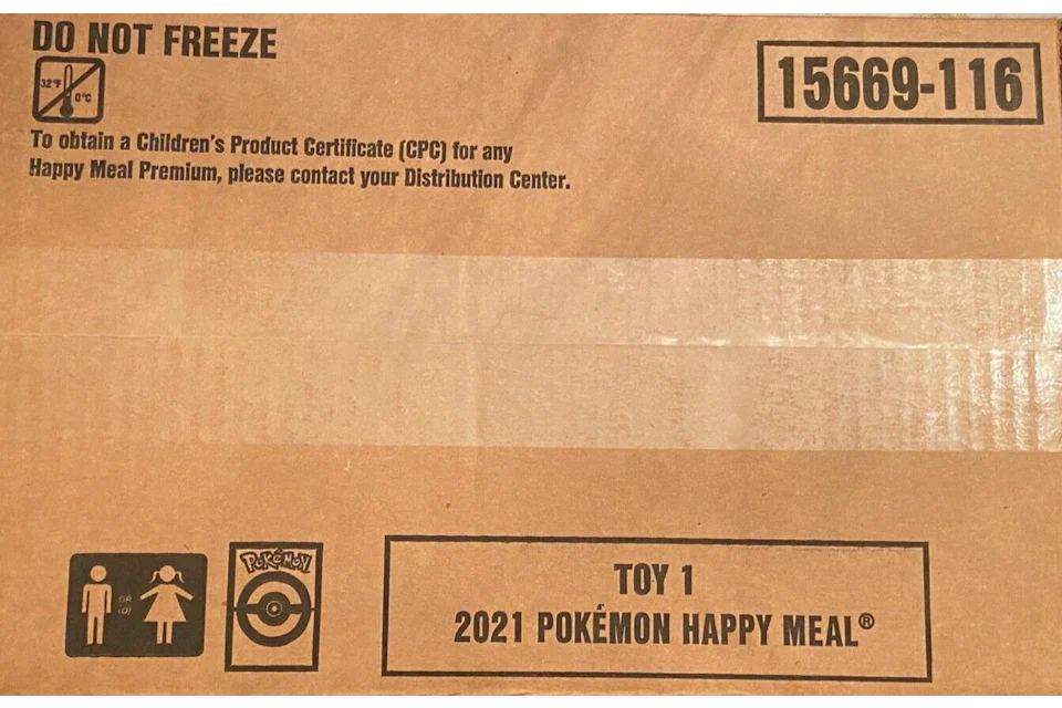 2021 Pokémon TCG McDonald's Happy Meal 25th Anniversary Sealed Case of 150 (Assorted) (English)