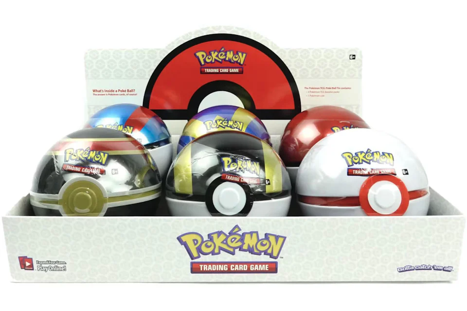 2021 Pokémon TCG Poke Ball Tin Case (6 Tins)