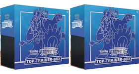 Pokémon TCG Schwert & Schild Kampf Stile Top Trainer Box (Blue) 2x Lot