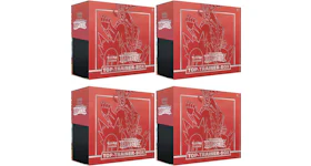 Pokémon TCG Schwert & Schild Kampf Stile Top Trainer Box (Red) 4x Lot