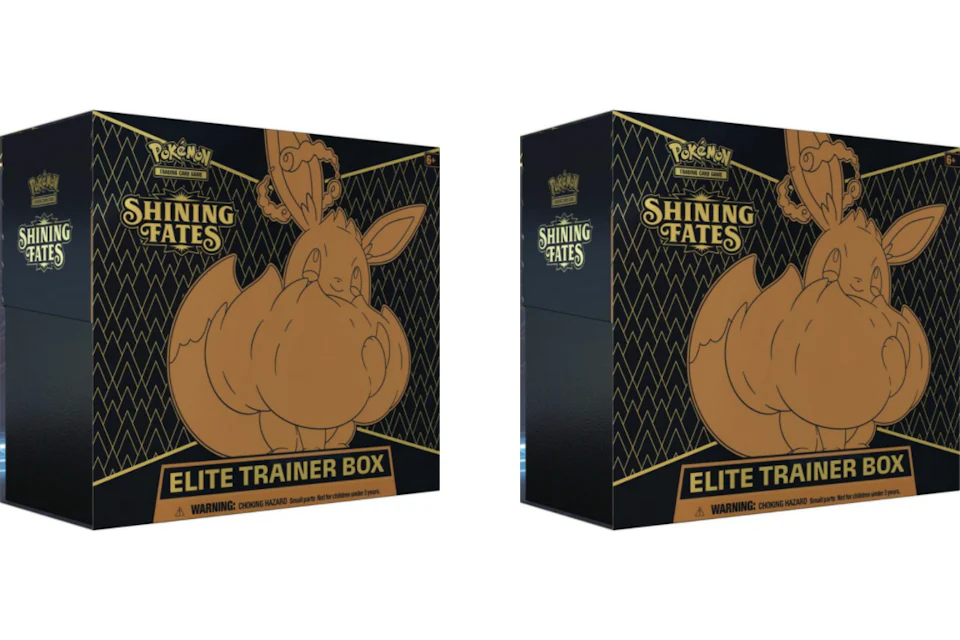 Pokémon TCG Sword & Shield Shining Fates Elite Trainer Box 2X Lot