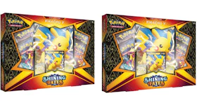 Pokémon TCG Shining Fates Pikachu V Collection Box 2x Lot