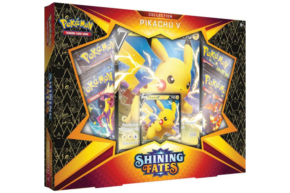 Pokémon TCG Sword & Shield Shining Fates Pikachu V Collection Box