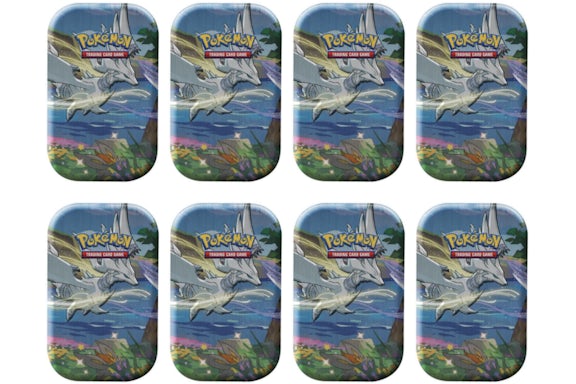 Pokémon TCG Shining Fates Reshiram Mini Tin 8X Lot