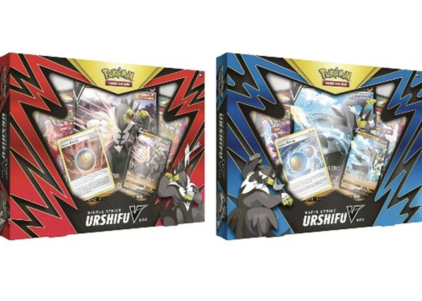 Pokemon Tcg Single Strike Rapid Strike Urshifu V Box Bundle Pokemon Tcg Single Strike Rapid Strike Urshifu V Box Bundle