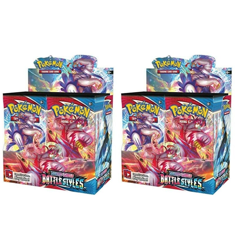 Pokmon TCG Sword & Shield Battle Styles Booster Box 2x Lot - US Pokmon TCG Sword & Shield Battle Styles Booster Box 2x Lot - US