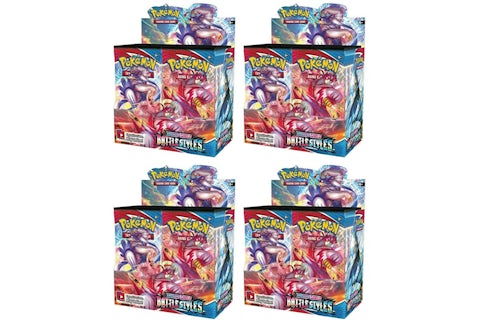 Pokmon TCG Sword & Shield Battle Styles Booster Box 4x Lot - US Pokmon TCG Sword & Shield Battle Styles Booster Box 4x Lot - US