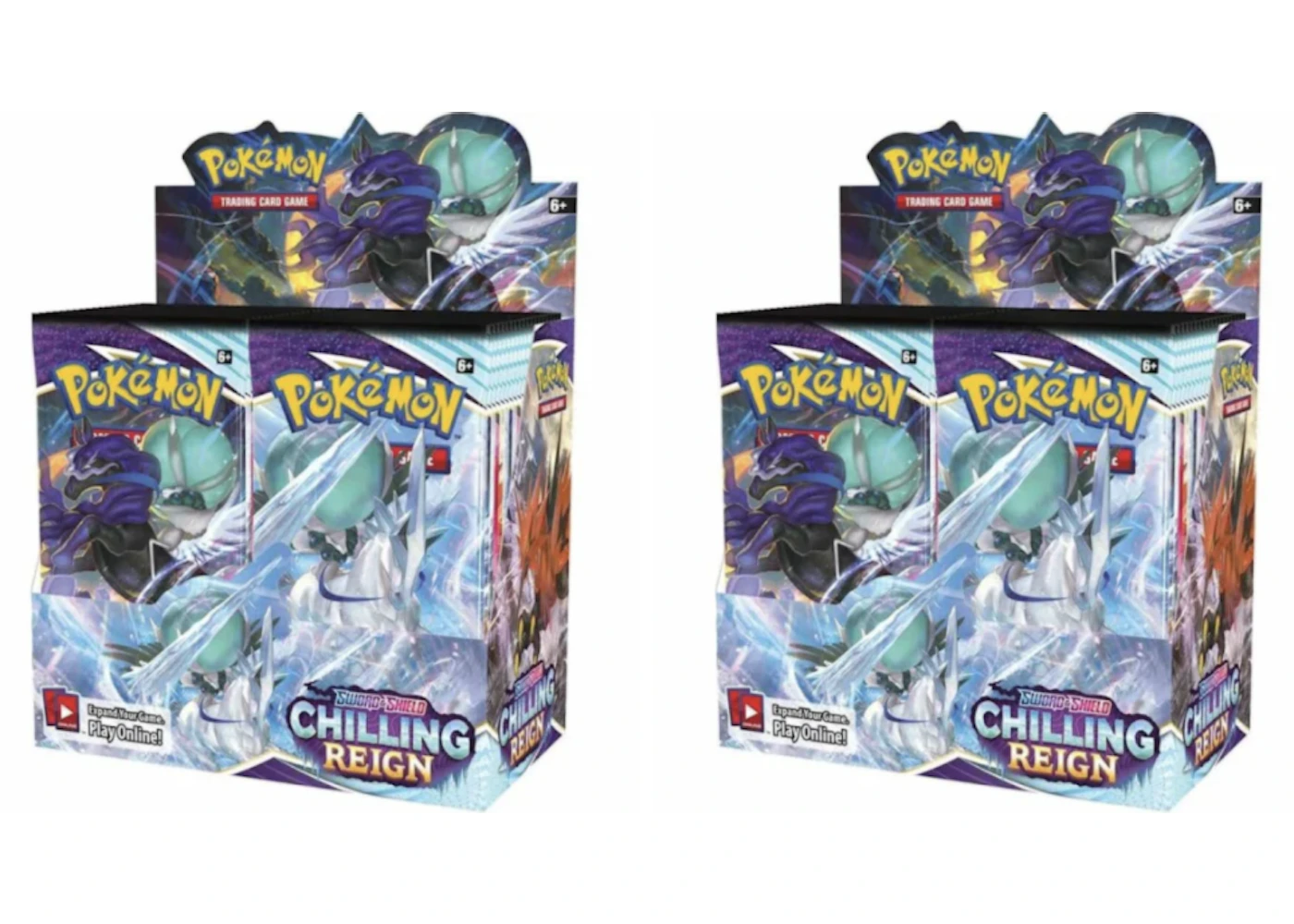 Pokmon TCG Sword & Shield Chilling Reign Booster Box 2x Lot - US Pokmon TCG Sword & Shield Chilling Reign Booster Box 2x Lot - US