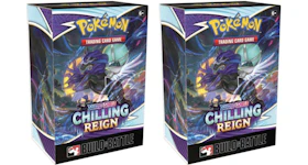 Pokémon TCG Sword & Shield Chilling Reign Build & Battle Box 2x Lot