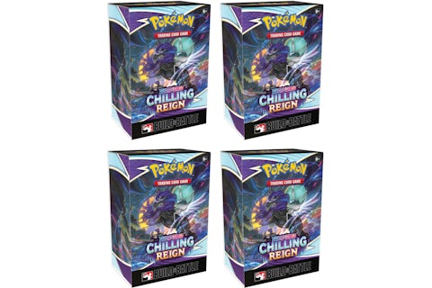 Pokmon TCG Sword & Shield Chilling Reign Build & Battle Box 4x Lot - US Pokmon TCG Sword & Shield Chilling Reign Build & Battle Box 4x Lot - US