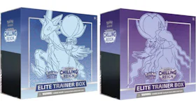 Pokémon TCG Sword & Shield Chilling Reign Elite Trainer Box Ice Rider Calyrex/Shadow Rider Calyrex 2x Bundle