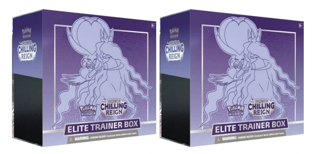 Pokemon TCG Sword & Shield CHILLING REIGN  Elite Trainer Purple FACTORY SEALED 