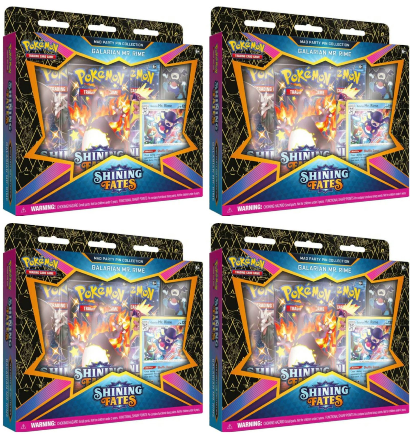 Pokémon Shining Fates Mad Party Pin Collection 🇬🇧 - Play & Collect Pokémon Shining Fates Mad Party Pin Collection 🇬🇧 - Play & Collect