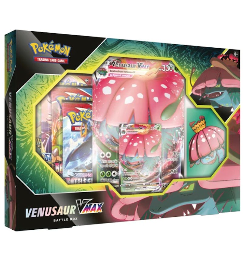 Pokmon TCG Venusaur VMAX Battle Box - US Pokmon TCG Venusaur VMAX Battle Box - US