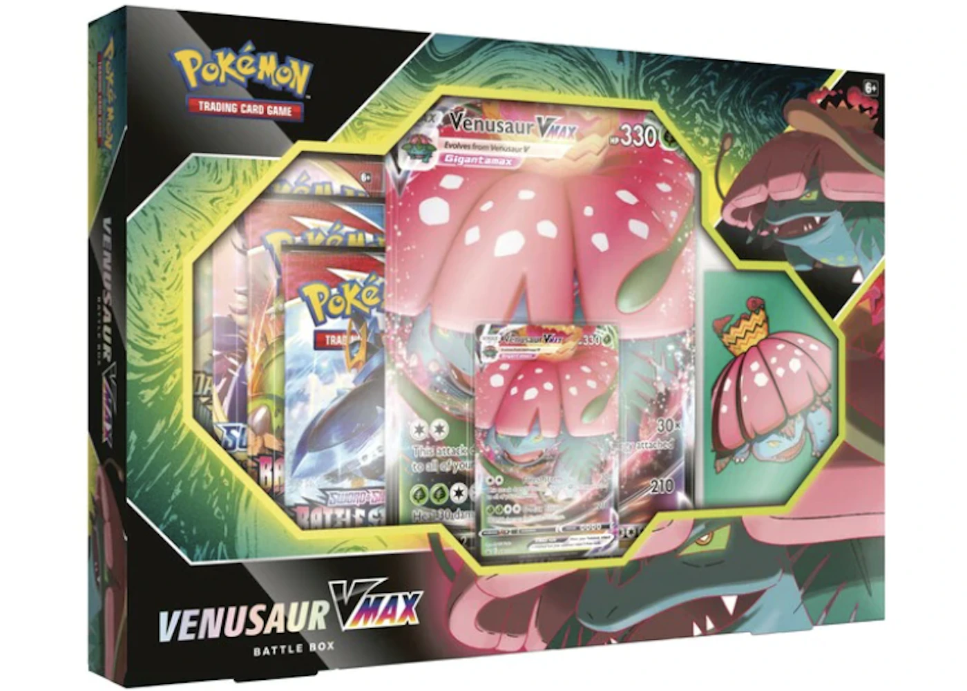 Pokmon TCG Venusaur VMAX Battle Box - US Pokmon TCG Venusaur VMAX Battle Box - US
