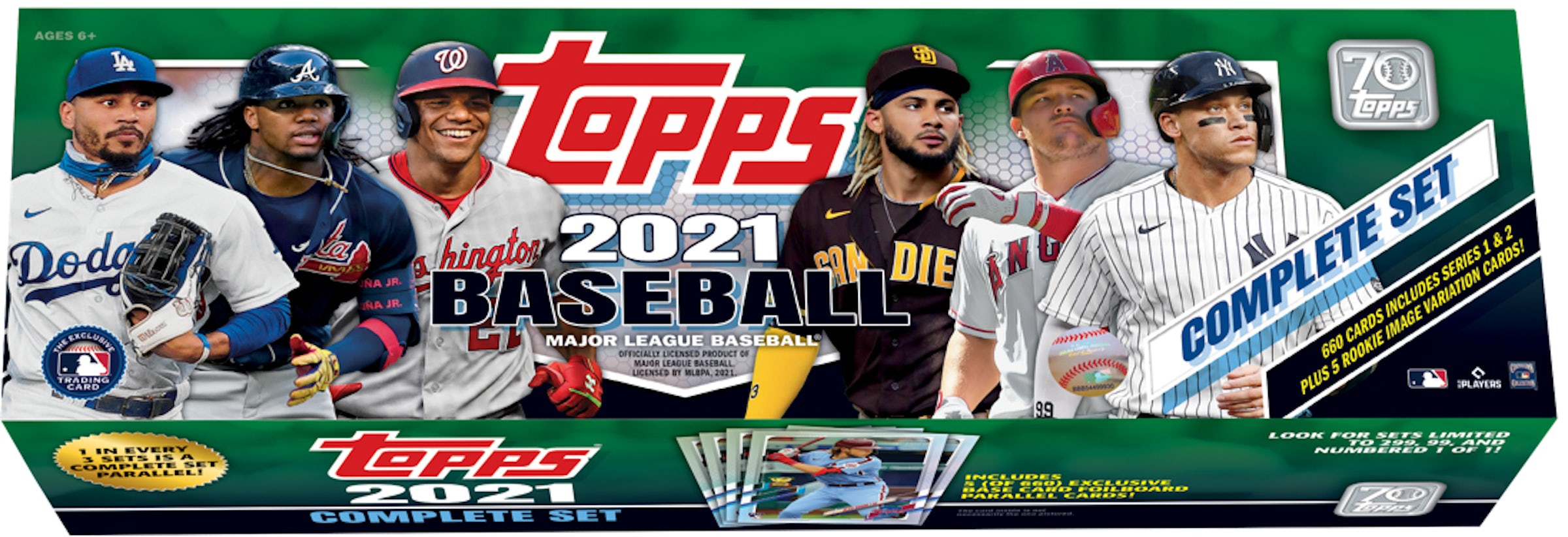 2020 Topps MLB Sticker Collection Baseball Box w/ 2 Albums