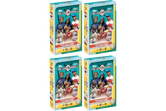 2021 Topps Big League Baseball Collector Box 4x Lot