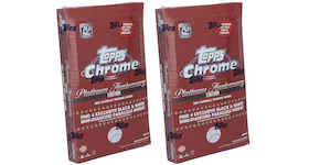 2021 Topps Chrome Platinum Anniversary Baseball Hobby Lite Box 2x Lot