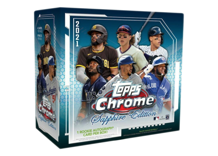2021 Topps Chrome Sapphire Edition Baseball Box - 2021 - GB