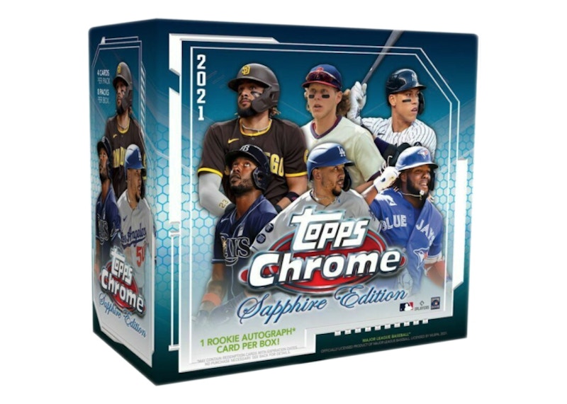 MLB 2021 Topps Chrome Sapphire Hobby Box-