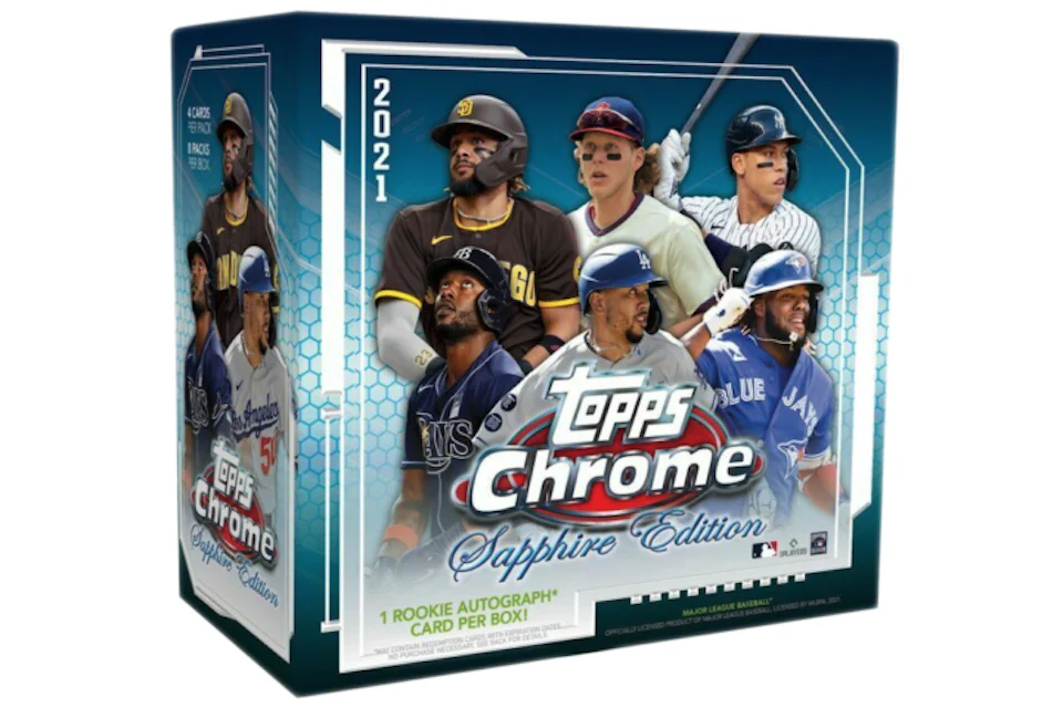 2021 Topps Chrome Sapphire Edition Baseball Box