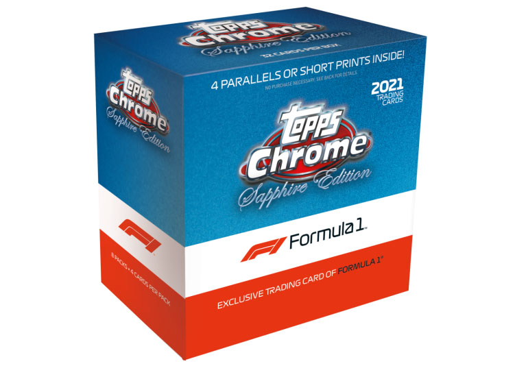 2021 Topps Chrome Sapphire Edition Formula 1 Racing Box