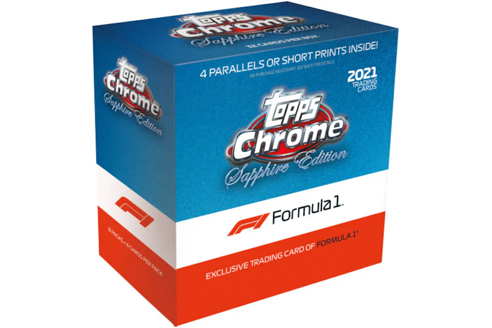 Coffret Topps Chrome 2021 Formule 1 édition Sapphire