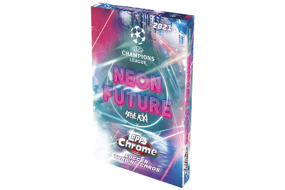 2021 Topps Chrome Steve Aoki UEFA Champions League Soccer Hobby Box