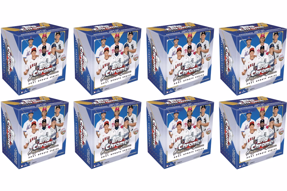 2021 Topps Chrome Update Sapphire Edition Baseball Box 8x Lot