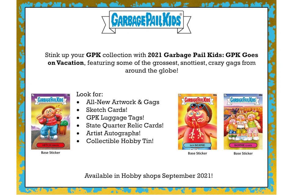 2021 Topps Garbage Pail Kids GPK Goes on Vacation Series 2 Hobby Box