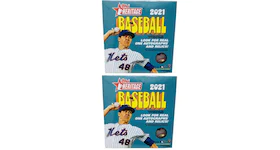 2021 Topps Heritage Baseball Mega Box (Blue Sparkle Parallels) 2x Lot