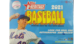 2021 Topps Heritage Baseball Target Mega Box (17 Packs)