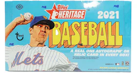 2021 Topps Heritage Baseball Hobby Box (24 packs)