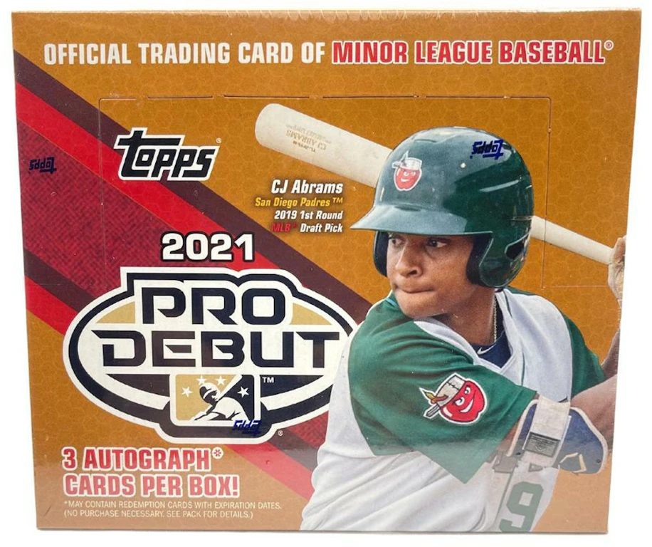 2021 Topps Pro Debut Baseball HTA Hobby Jumbo Box 2021 MX