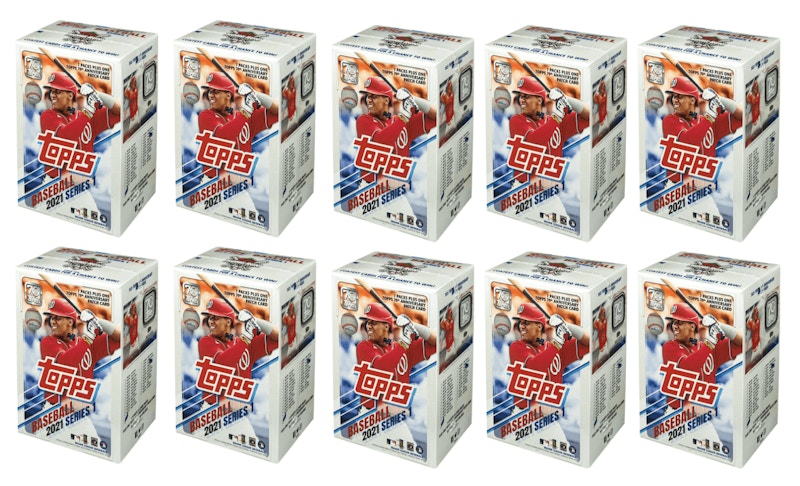 2021 Topps Series 1 Baseball Blaster Box 10x Lot