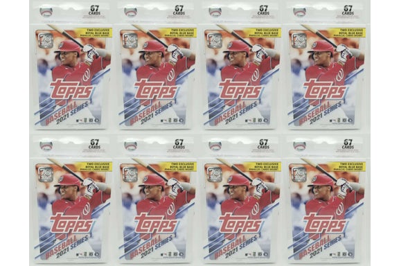 2021 Topps Serie 1 Caja de Suspensión de Béisbol 8x Lote