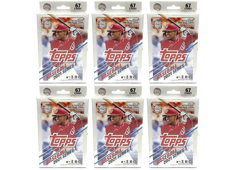 2021 Topps Series 1 Baseball Hanger Box (Autograph and Relic Cards) 6x