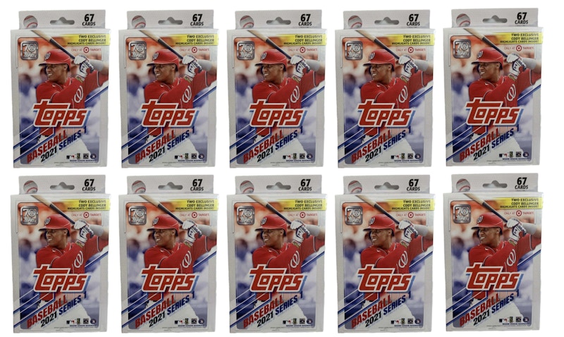 2021 Topps Series 1 Baseball Target Hanger Box 10x Lot