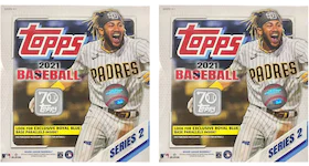 2021 Topps Series 2 Baseball Mega Box 2x Lot