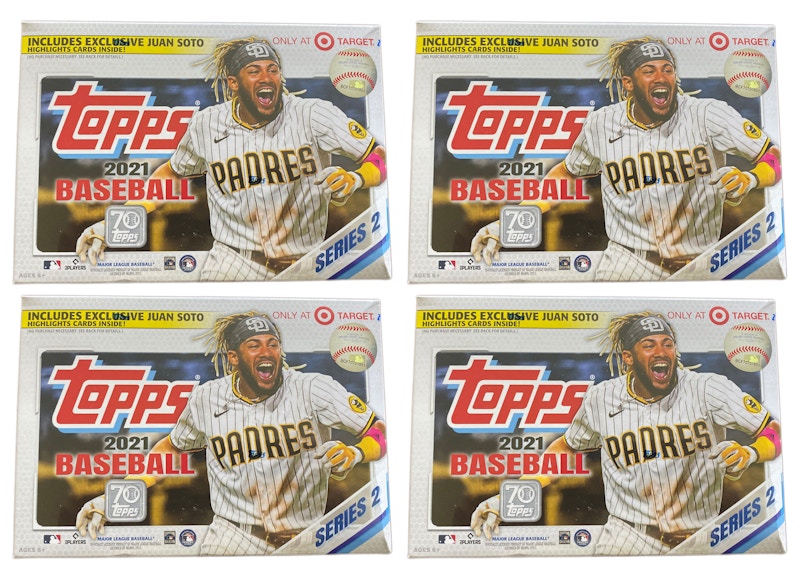 2021 Topps Serie 2 Baseball Mega Box (Target Exclusive) 4x Lot