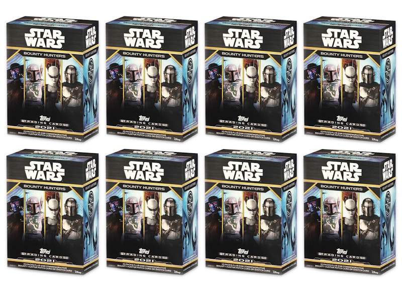 2021 Topps Star Wars Bounty Hunters Blaster Box 8x Lot 2021 DE