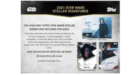 2021 Topps Star Wars Stellar Signatures Case