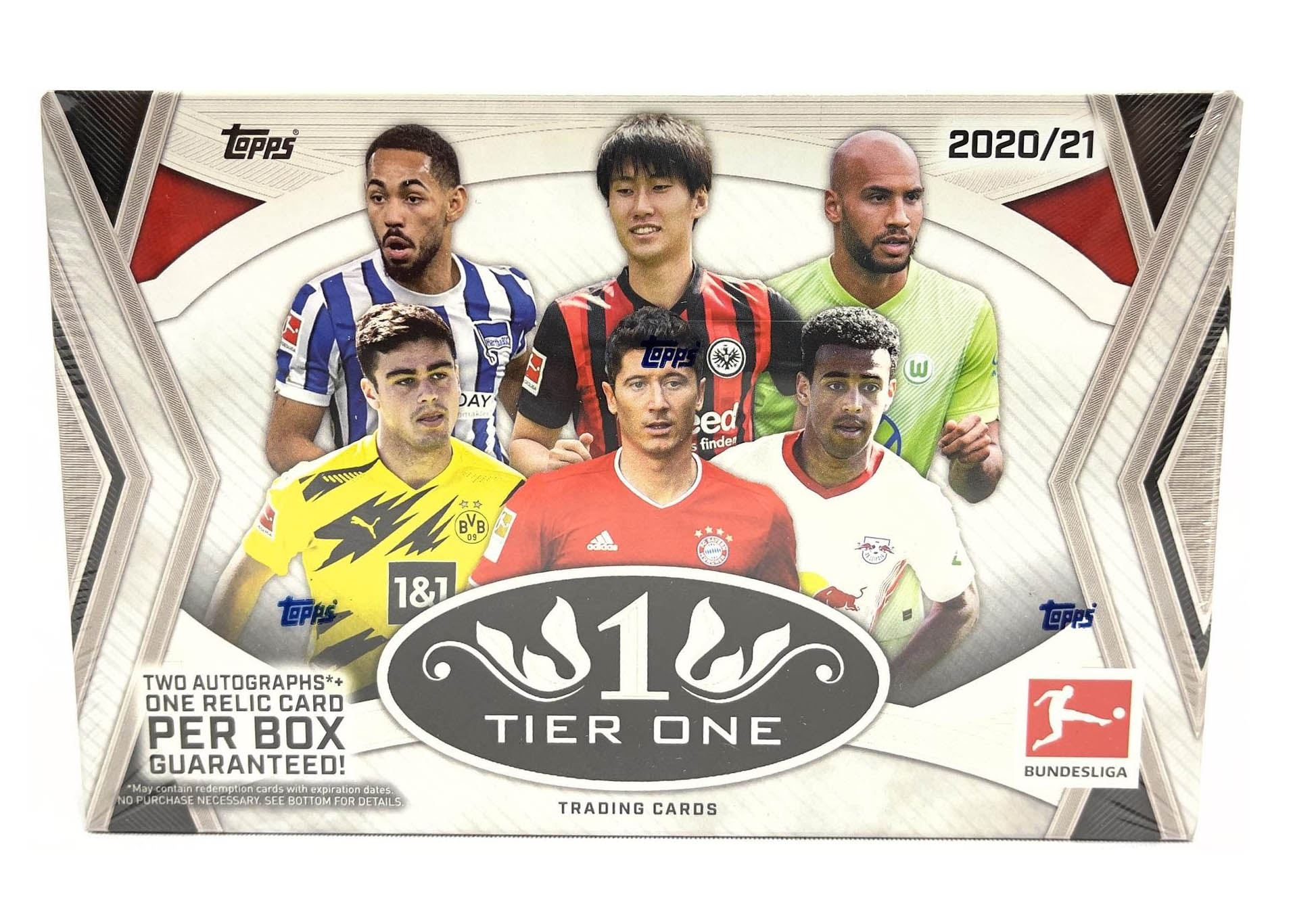 2020-21 Topps Tier One Bundesliga Soccer Hobby Box - 2021 - GB