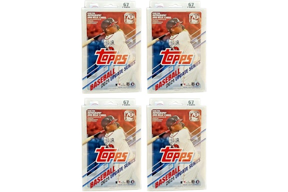 2021 Topps Update Series Baseball Hanger Box 4x Lot