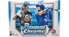 2021 Bowman Chrome Baseball HTA Jumbo Box