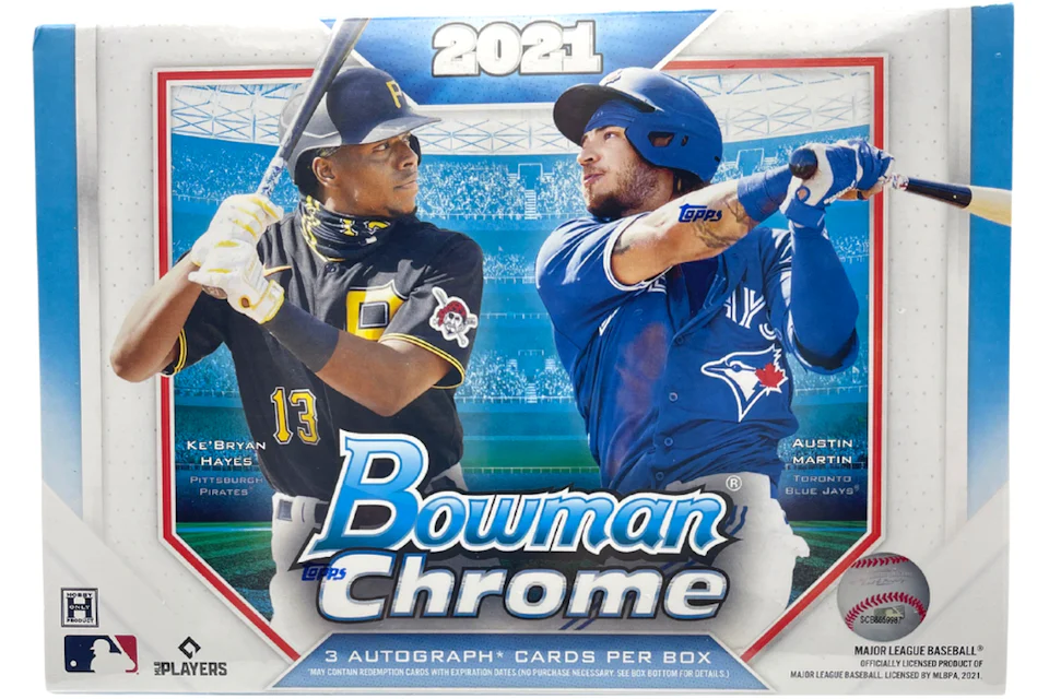 2021 Bowman Chrome Baseball HTA Jumbo Box