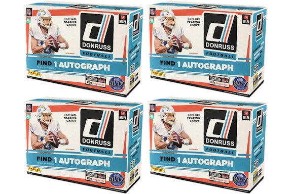 2021 Panini Donruss Football Mega Box 4x Lot