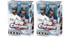 2021 Topps Chrome Baseball Blaster Box 2x Lot