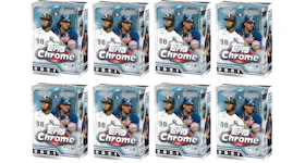 2021 Topps Chrome Baseball Blaster Box 8x Lot
