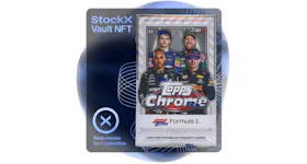StockX Vault NFT 2021 Topps Chrome Formula 1 Racing Hobby Box Vaulted Goods